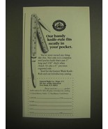 1985 Garrett Wade Knife-Rule Ad - Handy Knife-Rule Fits Neatly in Your P... - £14.62 GBP