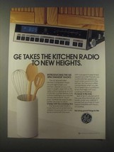 1985 GE Spacemaker Kitchen Companion Radio Ad - £14.50 GBP