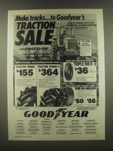 1985 Goodyear Tires Ad - Tractor Rear Traction Torque - $18.49