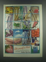 1985 Hanes Panty Hose Ad - Color Yourself In - $18.49