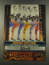 1985 L'eggs Colors Pantyhose Ad - Radio City Music Hall - $18.49