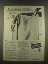 1985 Lands' End Attache Ad - The Great Attache - $18.49