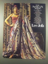 1985 Lee Jofa Kente Collection Fabric Ad - African Room - $18.49