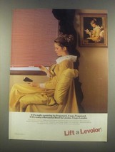 1985 Levolor Horizontal Blind Ad - Painting Fragonard - $18.49