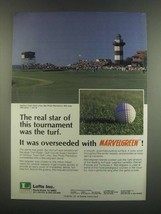 1985 Lofts Marvelgreen Ad - The Real Star of Tournament - $18.49