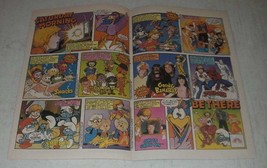1985 NBC TV Show Ad - Snorks, Pink Panther, Smurfs, Mister T, Spider-Man - £14.78 GBP