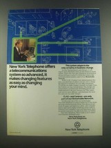 1985 New York Telephone Ad - So Advanced - £14.50 GBP