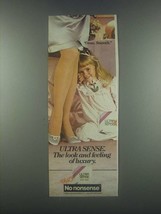 1985 No Nonsense Ultra Sense Panty Hose Ad - The Look - £14.74 GBP