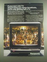 1985 Panasonic CTF-2077R TV Ad - San Francisco Opera  - $18.49