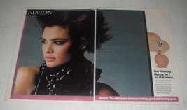1985 Revlon Skin Balancing Makeup Ad - For 7 Out of 10 Women - $18.49
