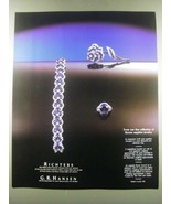 1985 Richters Jewelry Ad - Van Cleef and Arpels Brooch - £14.78 GBP