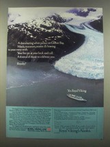 1985 Royal Viking Cruise Ad - On Glacier Bay - £14.54 GBP