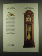 1985 Seth Thomas Grandfather Clock Ad - Country Homes - £14.61 GBP