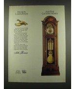 1985 Seth Thomas Grandfather Clock Ad - Country Homes - £14.78 GBP