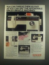 1985 Singer Ad - Stylist Machine 6233, Debutante 6212 - £14.44 GBP