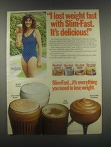 1985 Slim-Fast Ad - Chocolate Shake, Hot Cocoa - £14.53 GBP