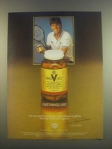 1985 Solgar VM-75 Vitamins Ad - Aaron Krickstein - $18.49