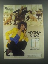 1985 Virginia Slims Cigarettes Ad - Equal Pay - £14.60 GBP