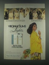 1985 Virginia Slims Cigarettes Ad - The Wrong Sisters - £14.54 GBP