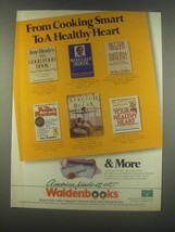 1985 Waldenbooks Book Store Ad - Cooking Smart - $18.49