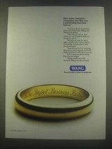 1985 Wang Computers Ad - Partnership Lasts Forever - £14.29 GBP