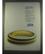 1985 Wang Computers Ad - Partnership Lasts Forever - £14.54 GBP