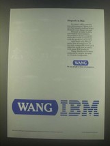 1985 Wang Computers Ad - Rhapsody in Blue - £14.48 GBP