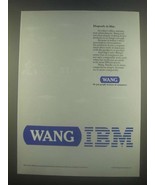 1985 Wang Computers Ad - Rhapsody in Blue - £14.54 GBP