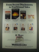 1985 Waldenbooks Book Store Ad - Secret Disclosures - $18.49