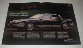 1986 Cadillac Seville Ad - The new essence of elegance - $18.49