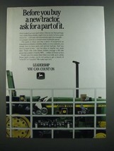 1986 John Deere Tractor Parts Ad - Before You Buy a New Tractor Ask for a Part - $18.49