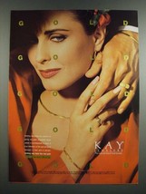 1986 Kay Jewelers Ad - Gold - £13.82 GBP