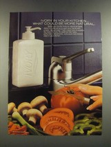 1986 Liquid Ivory Soap Ad - In Your Kitchen What Could Be More Natural - £14.78 GBP
