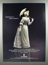 1986 Lladro English Lady Porcelain Ad - Expressions of Refined Elegance - £14.78 GBP