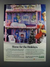 1986 Mattel Barbie Glamour Home Ad - Home for the Holidays - £14.74 GBP