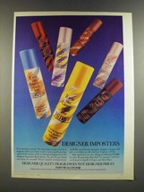 1986 Parfums deCoeur Perfume Ad - Designer Imposters - £14.65 GBP