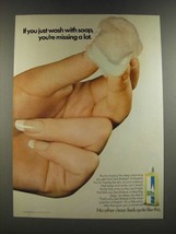 1986 Sea Breeze Antiseptic Ad - If You Just Wash With Soap, You&#39;re Missing - £14.74 GBP