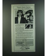 1986 Sears Auto Center Ad - You Give Me Confidence - £14.54 GBP