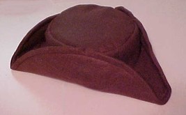 Colonial Tri-corn Civil War Era Felt Hat Pirate - Brown - $34.99