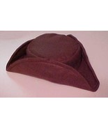 Colonial Tri-corn Civil War Era Felt Hat Pirate - Brown - $655.91 MXN