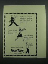 1937 White Rock Water Ad - Look How Many Are Asking For - $18.49