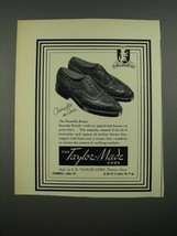 1938 Taylor-Made Picadilly Brogue Shoes Ad - Character in Shoes - $18.49