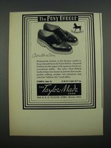 1938 Taylor-Made Pony Brogue Shoes Ad - Character in Shoes - $18.49