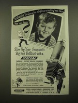 1947 Federal Model 219 Enlarger Ad - Simple As Washing My Face - £14.58 GBP