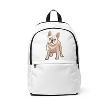 French Bulldog Unisex Fabric Backpack - £43.09 GBP