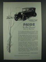 1919 Paige Linwood Six-39 5-Passenger Car Ad - £14.65 GBP
