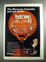 1973 Memorex MRX Cassette Ad - Just Got Better - £14.74 GBP