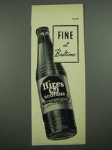 1938 Hires Root Beer Ad - Fine at Bedtime - $18.49