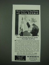 1938 Meyercord Decal Transfers Ad - New Charm For Your Home - £14.61 GBP