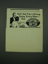 1938 Mothersills Seasick Remedy Ad - Half The Trip is Dining - $18.49